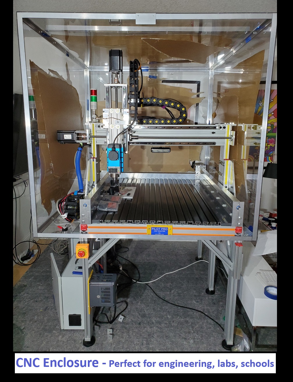 Fully Enclosed CNC Perfect for Engineering, Labs, and Schools